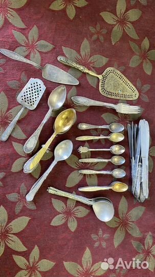 Столовые приборы мельхиор СССР