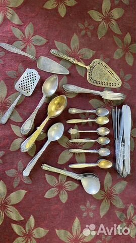 Столовые приборы мельхиор СССР