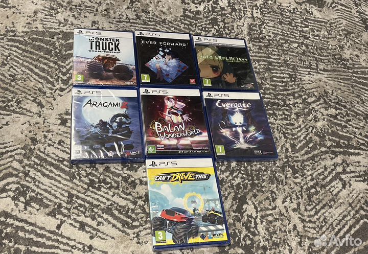 Диски на Sony PS5