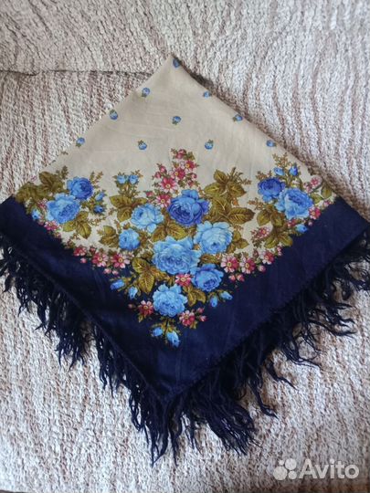 Павловопосадский платок шерсть 89/89