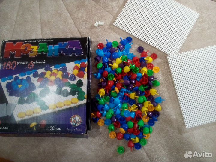 Мозаика, набор цветных резиночек для плетения