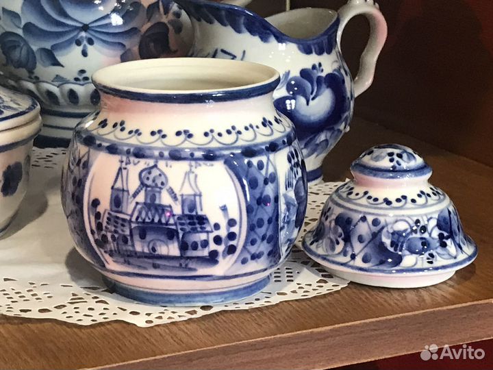 Сервиз гжель новый