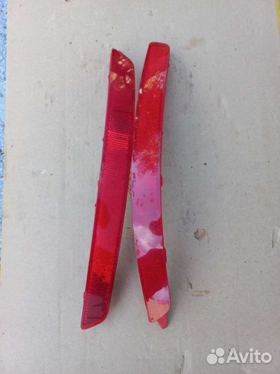 Катафот заднего бампера на Киа Рио 3