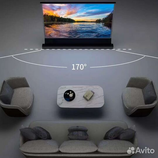 ALR экран напольный электрический 100-120 дюймов