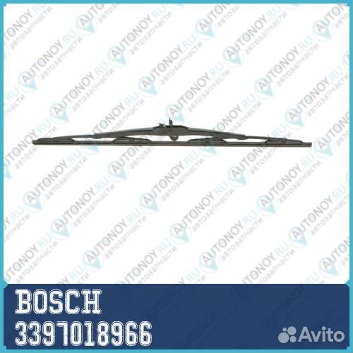 Щетка стеклоочистителя twin 600 N63 3397018966 bosch 1шт