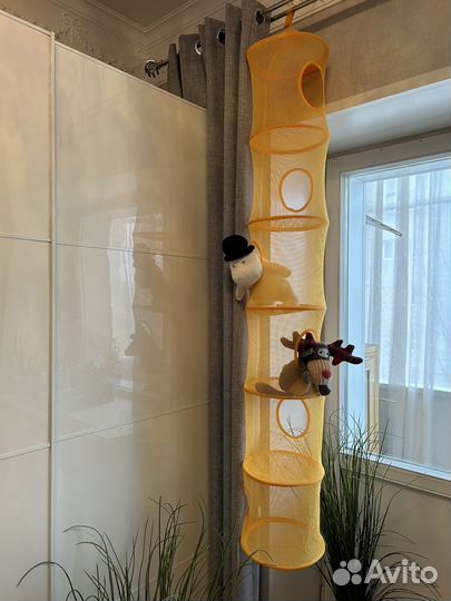 Подвесная полка сетка для игрушек IKEA