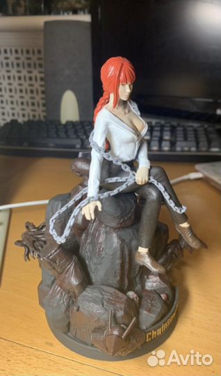 Фигурка из аниме человек бензопила