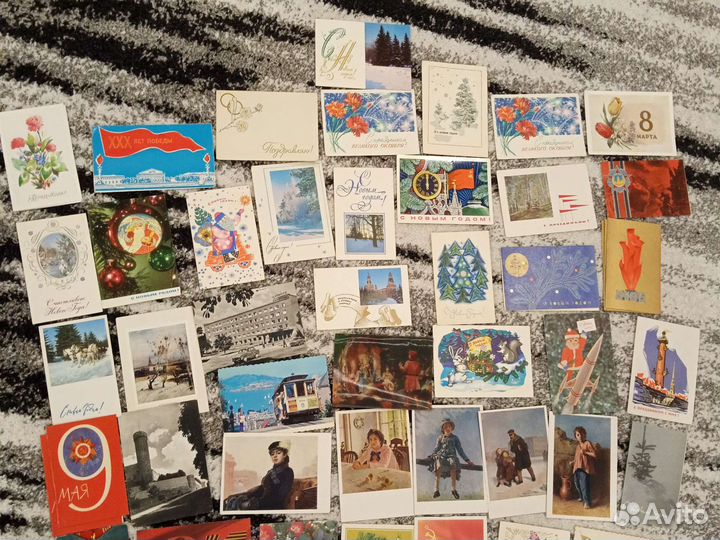 Чистейшие советские открытки коллекция
