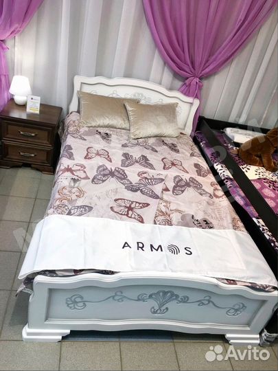 Кровать 120 массив