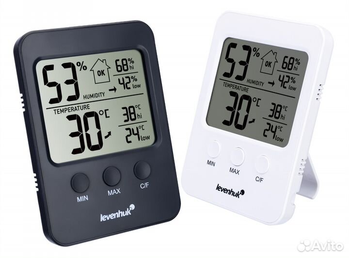 Термогигрометр Levenhuk Wezzer base L30, черный