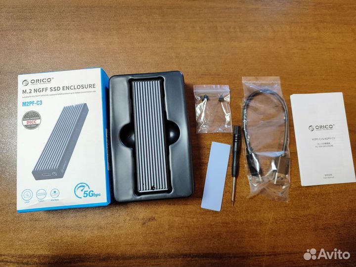 Бокс для SSD orico M2PF-C3 (M.2 B-key ngff)