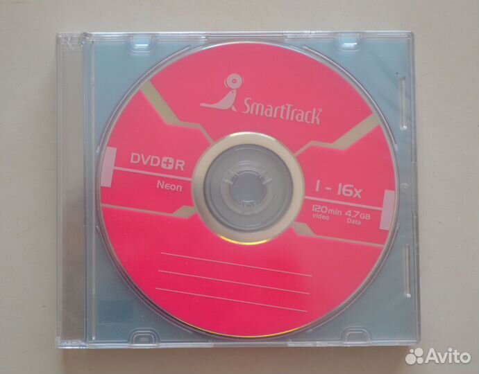 DVD+R диски SmartTrack Neon 1–16x