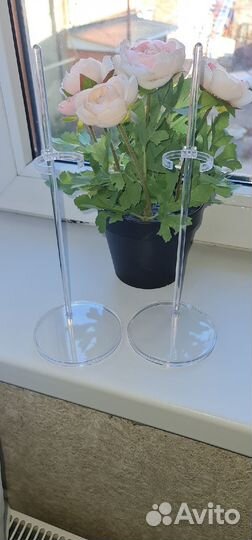 Подставки для кукол прозрачные 1/6 - выс.30 см