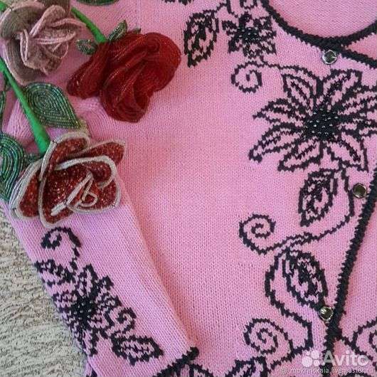 Женский жакет вязаный