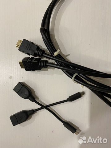Кабель hdmi - hdmi/ переходник microusb USB