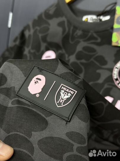 Футболка bape x inter miami оверсайз (новинка)