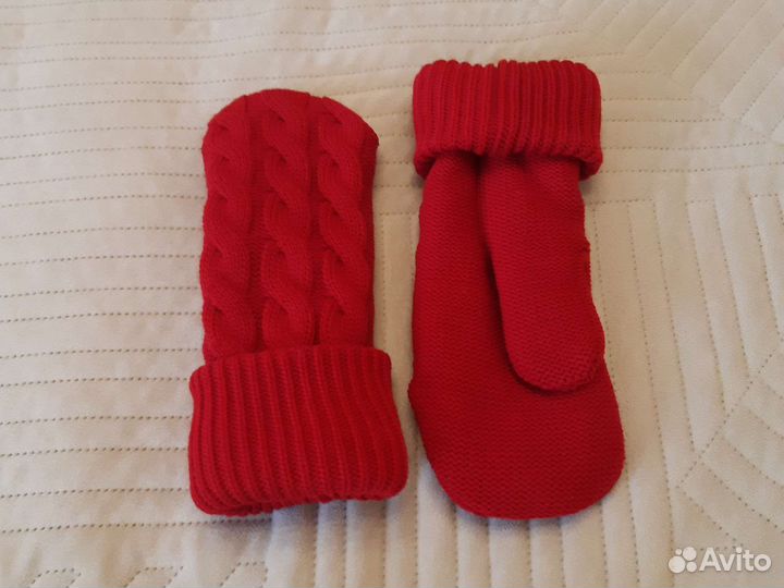 Набор шарф и варежки