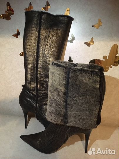 Сапоги casadei original, 10,5. Зима