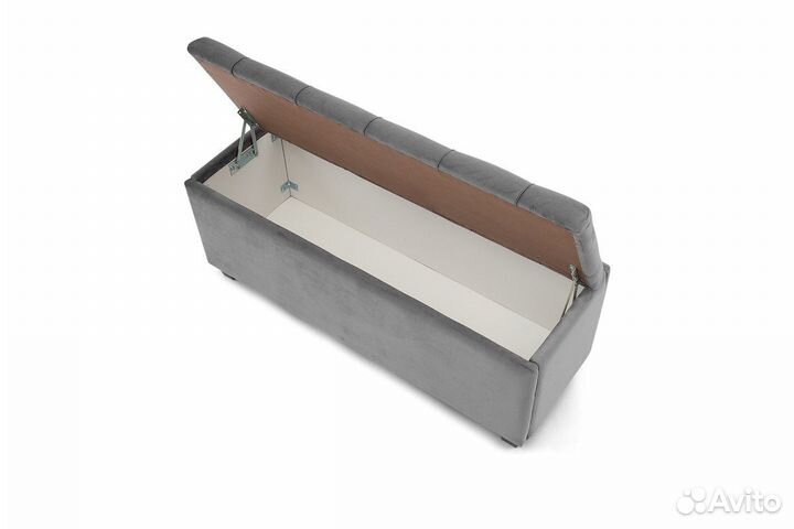 Банкетка серая классическая