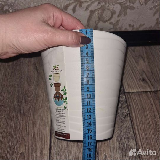 Кашпо с дренажной вставкой