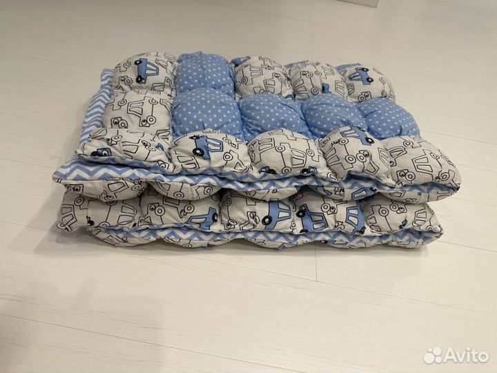 Детское лоскутное одеяло воздушное 110х85