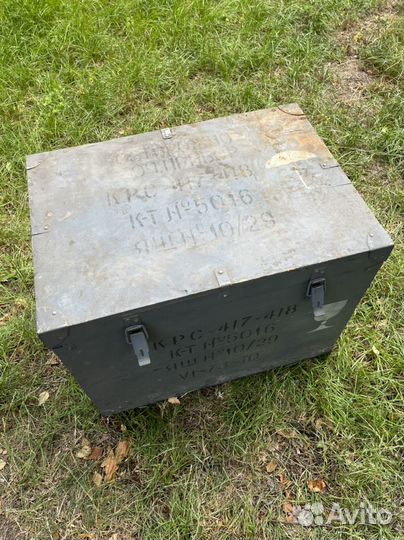 Ящик деревянный военный армейский