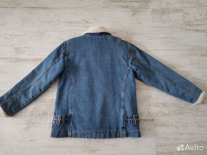 Утепленная джинсовая куртка Zara, 152