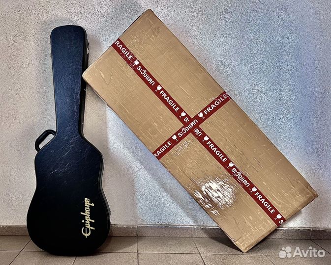Гитарный жесткий кофр Epiphone Chet Atkins SST