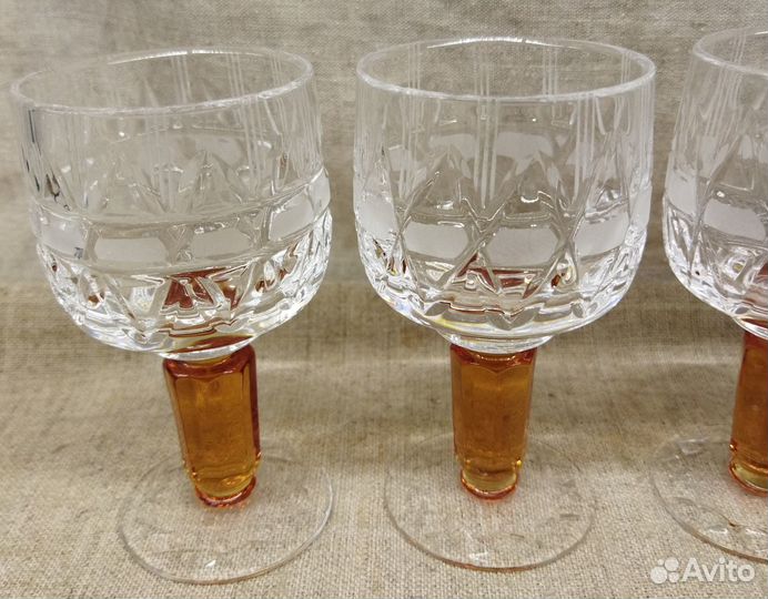 Бокал фужер Олимпиада-80. Хрусталь СССР