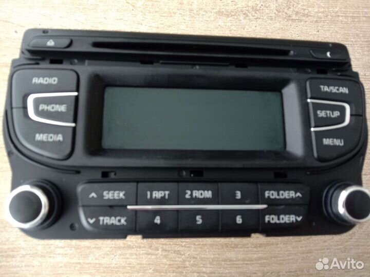 Штатная магнитола kia ceed 2017