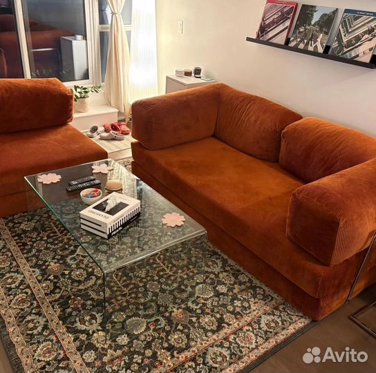 Бескаркасный диван модульный