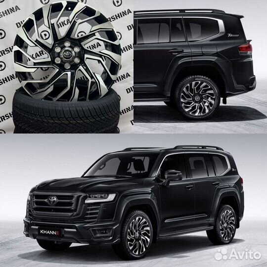 Комплект колес toyota land cruiser 300 R24 6/139.7