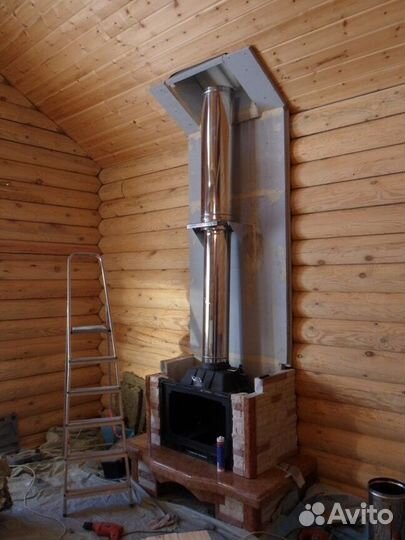 Сэндвич-труба Для Дымохода 115х200, L-1м