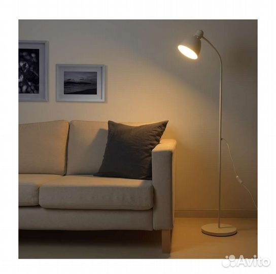 Торшер икеа белый