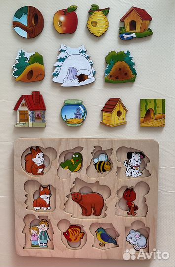 Развивающие деревянные игрушки