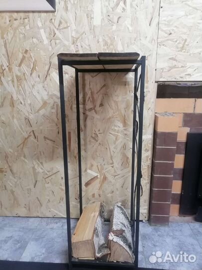 Дровница для камина и бани