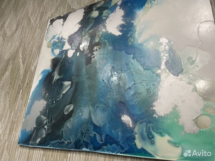 Картина жидким акрилом