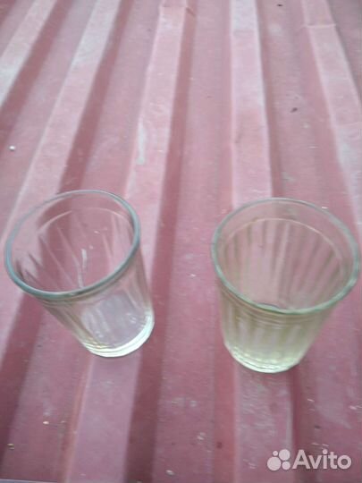 Стаканы гранёные советские