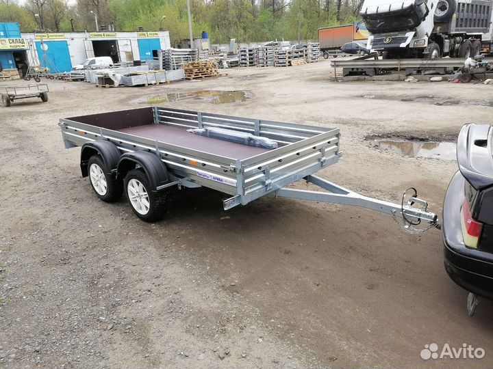 Прицеп легковой двухосный мзса 817732.022. Фаркоп