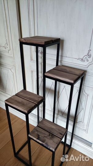 Подставка в стиле лофт