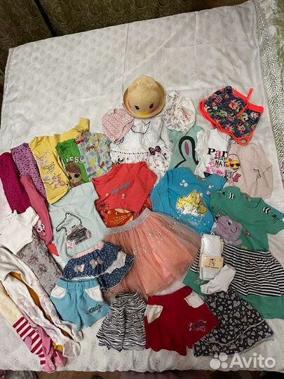 Вещи пакетом на девочку 98-104р. 50шт
