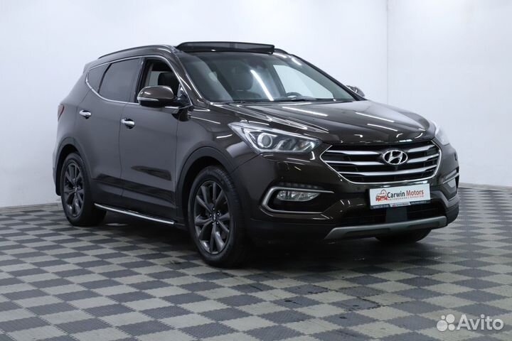Hyundai Santa Fe 2.2 AT, 2017, 152 500 км