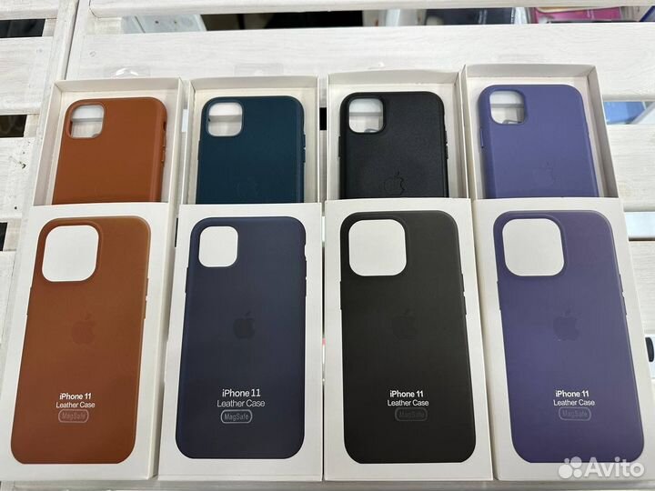 Чехол на iPhone 11 MagSafe кожа