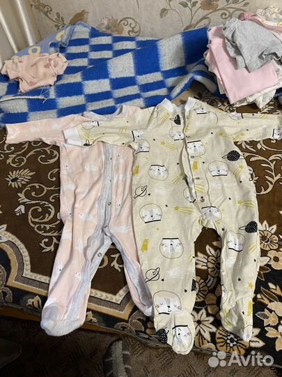 Вещи пакетом на девочку 74