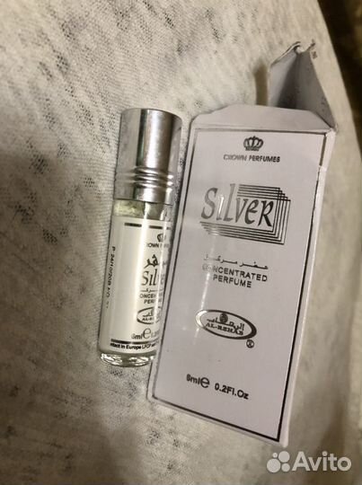 Масляные духи Silver