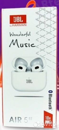 Наушники беспроводные JBL AIR 5 вт,Wonderful Music