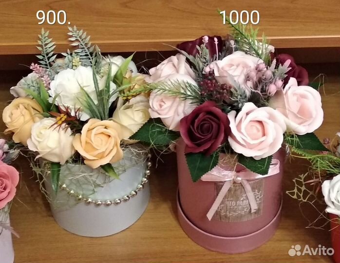 Букеты из пенных мыльных роз