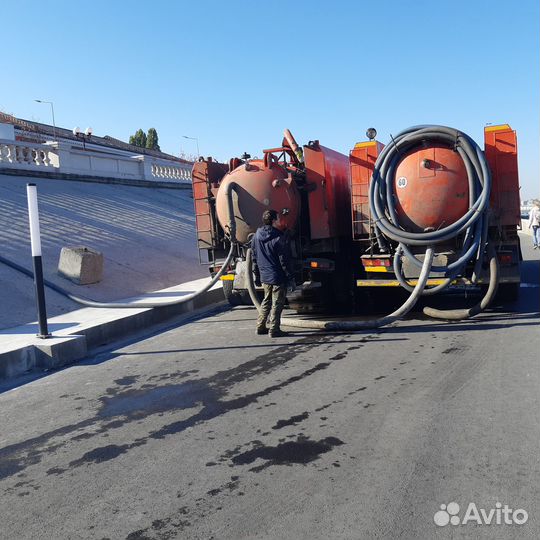 Прочистка канализации.Устранение засора.Илосос