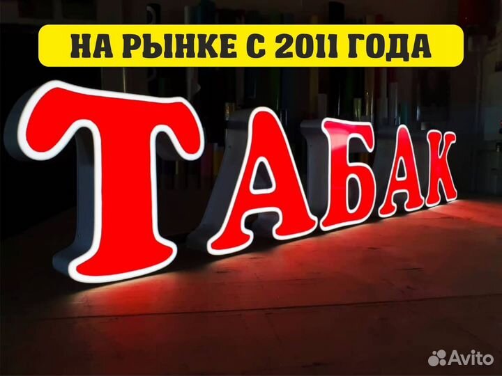 Наружная реклама, вывески, объемные буквы, неоновы