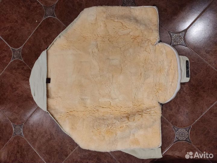 Конверт зимний меховой в коляску